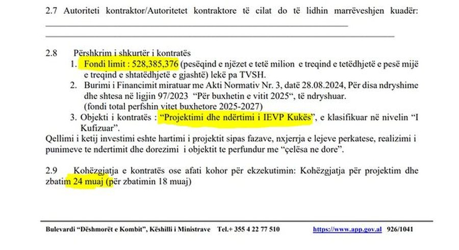 Burgjet rihapin tenderin 5.3 milionë euro për ndërtimin e IEVP