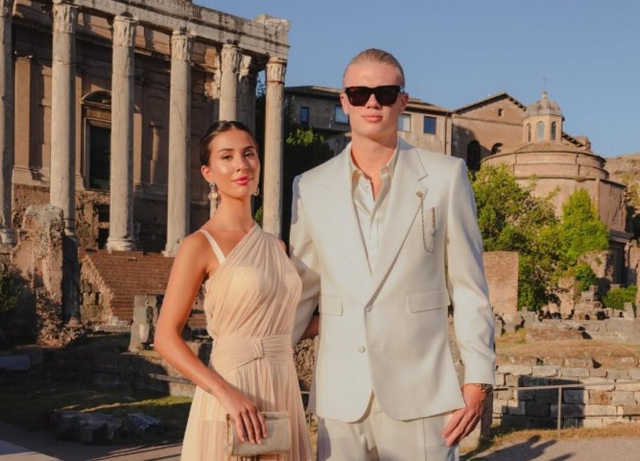 Haaland i dhuron partneres së tij një çantë me vlerë