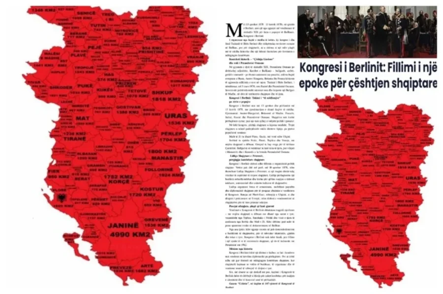 Mediat greke alarmohen nga “Harta e Shqipërisë së