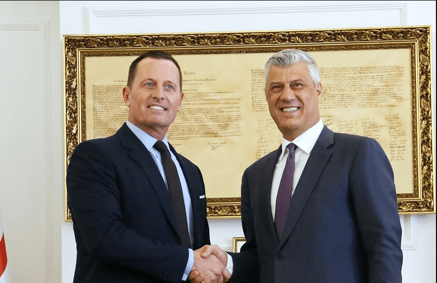 “E turpshme që Thaçi mbahet ende në burg”, Grenell: