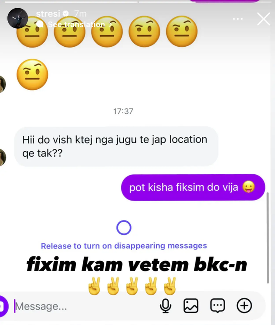 “Fixim kam vetëm”/ Stresi i hedh kunja ish-partneres? (FOTO)