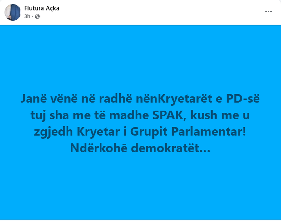 "Janë vënë në radhë tuj sha me të madhe