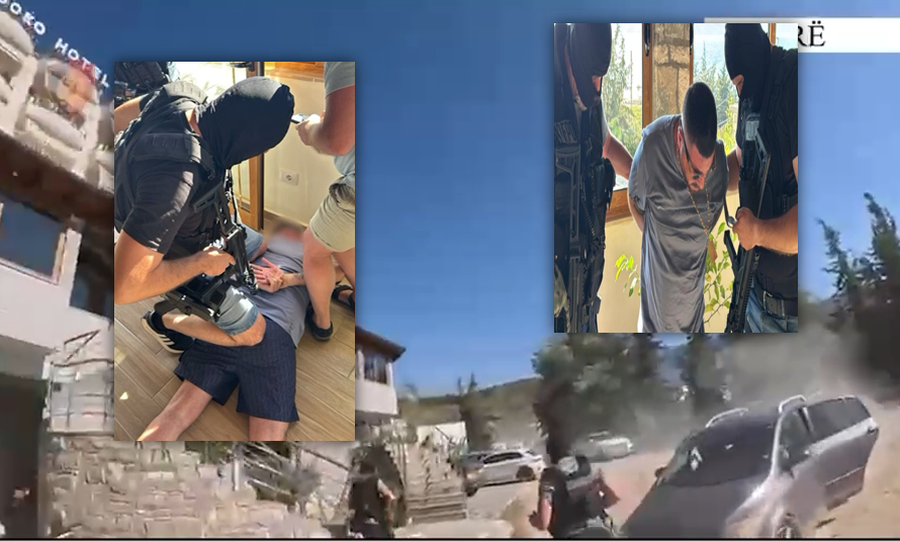 VIDEO/ “Shpejt dili mbrapa”, aksioni i policisë për kapjen