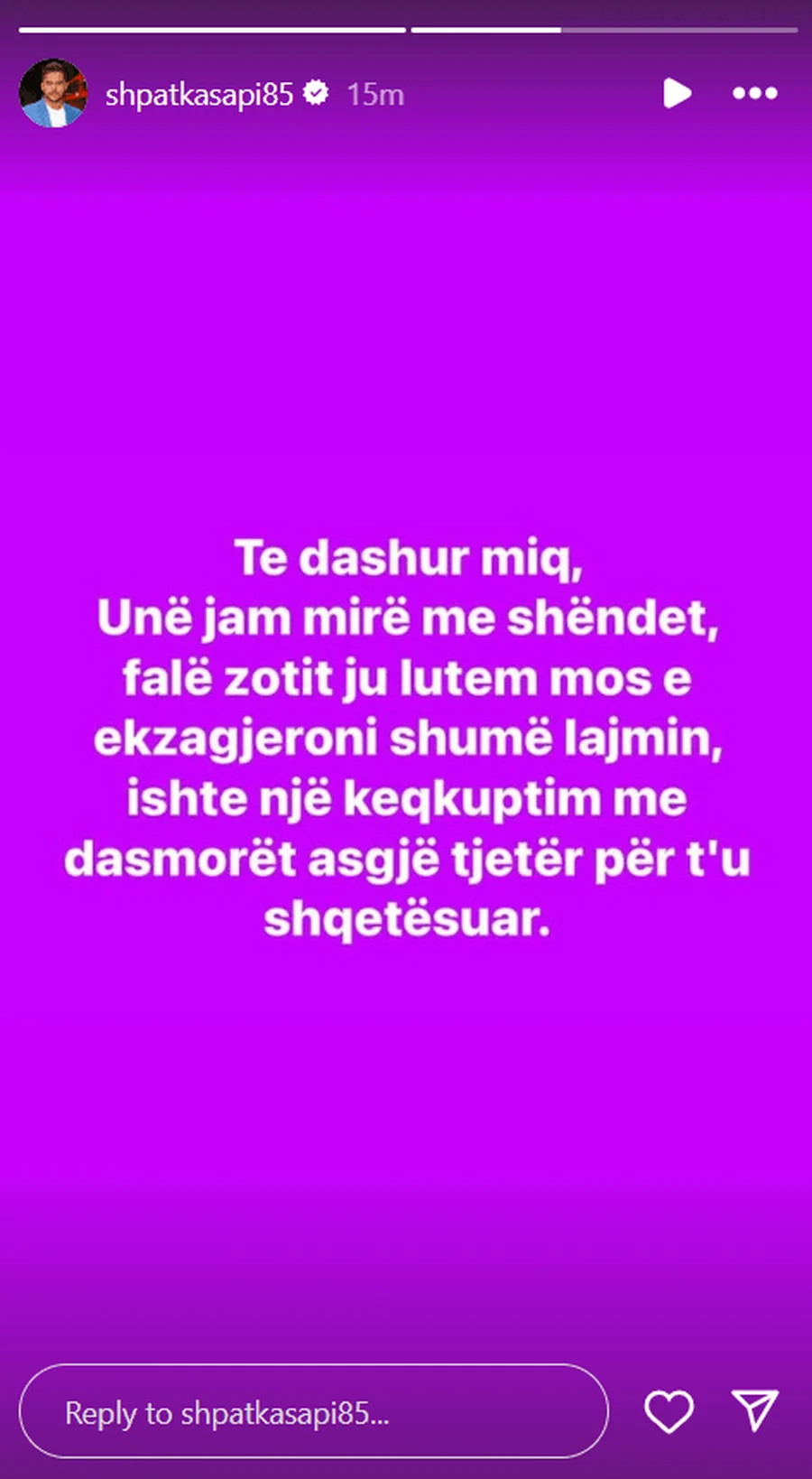 Pas raportimeve për rrahje nga dasmorët, Shpat Kasapi thyen heshtjen: