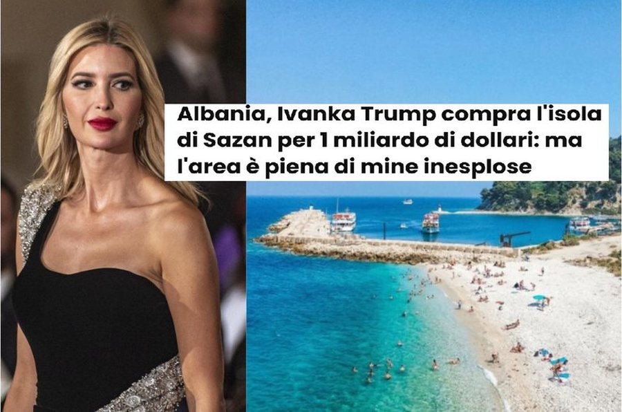 “Il Messaggiero”: Vajza e Donald Trump po blen ishullin shqiptar