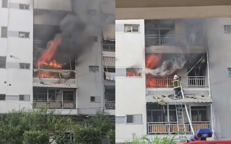 Zjarr në Astir, flakët bëjnë shkrumb e hi dy apartamente