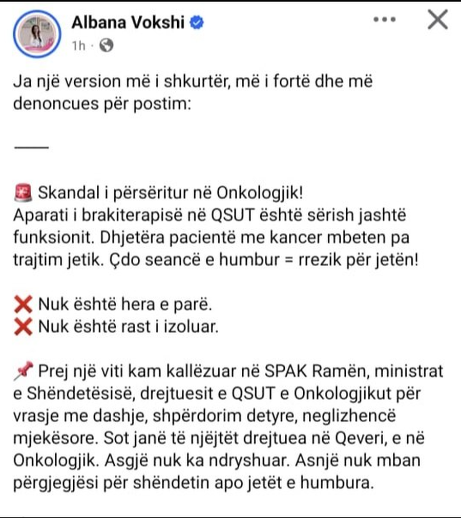Vokshi përdor Chat GPT për të rikujtuar denoncimin e skandalit