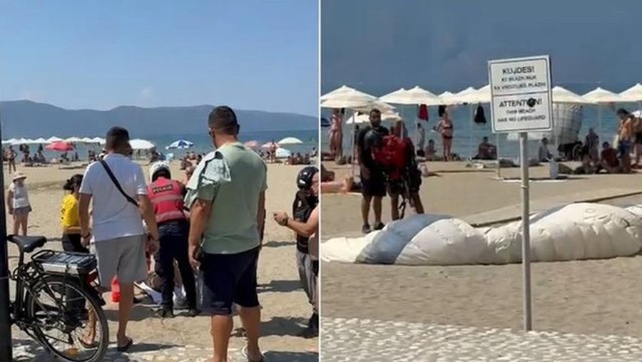 VIDEO/ Moment frike në Lungomare! Turistja humb kontrollin e