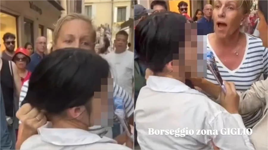 VIDEO virale/ I vodhi portofolin, turistja në Venecia kap hajduten