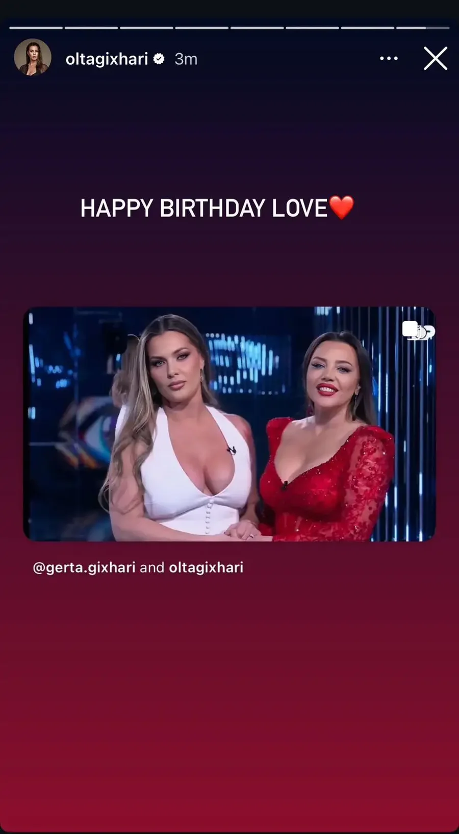 Gerta Gixhari feston ditëlindjen por a mori një urim nga Olta?