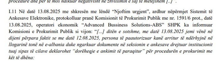 Komedi në KPP/ ABS: Tërheqjen e ankimimeve për tenderat e AKSHI-t