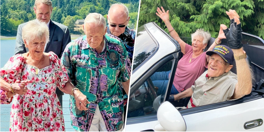 100-vjeçari bie në dashuri dhe martohet përsëri pas