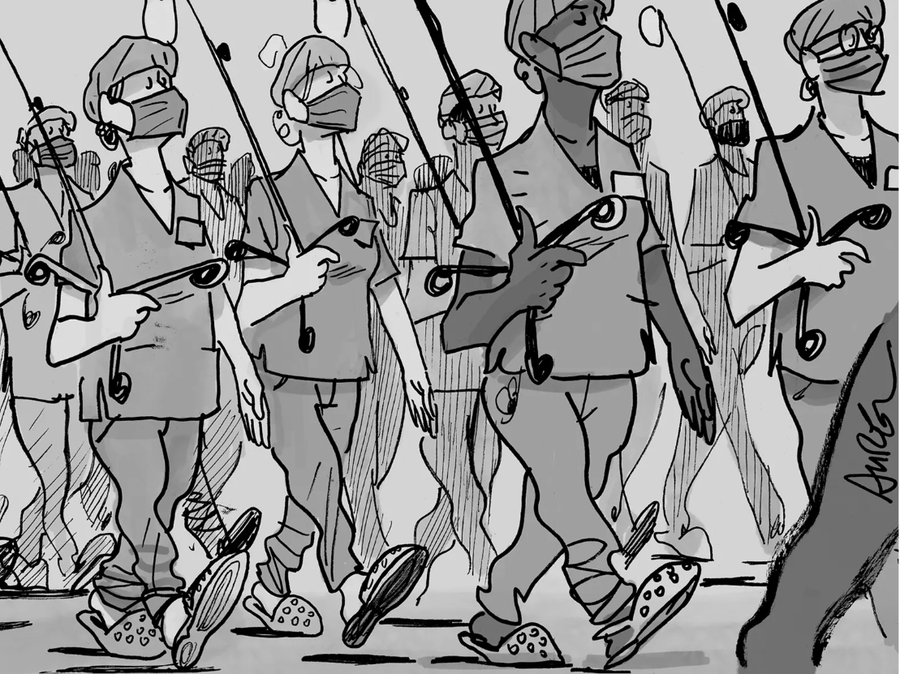 Franca në "modalitet lufte" / Spitalet po përgatiten