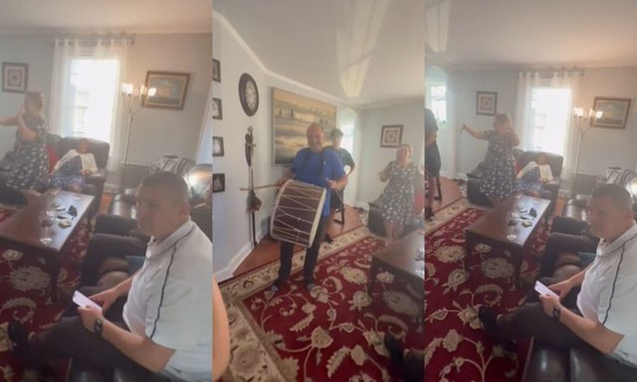 VIDEO/ Vizita në SHBA, Altin Dumani shkon edhe në dasmën e