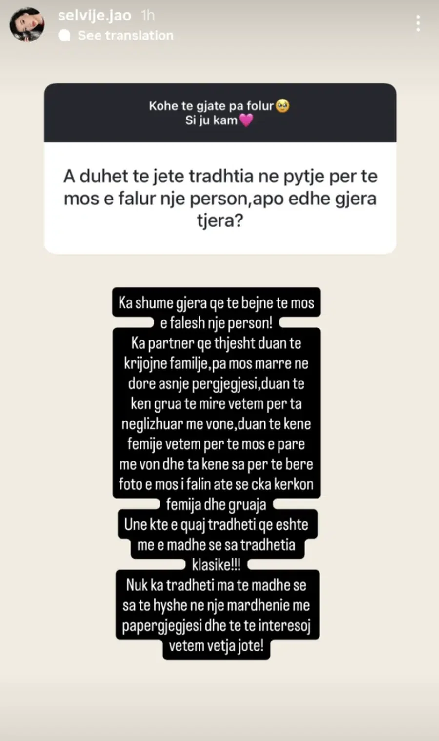 'Nuk është ajo klasikja'/  Ja çfarë quan