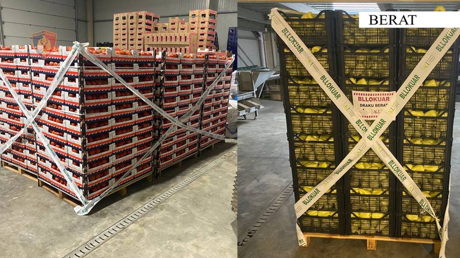 Në magazinën e “Era Fruit” nga ku dolën 8 tonë
