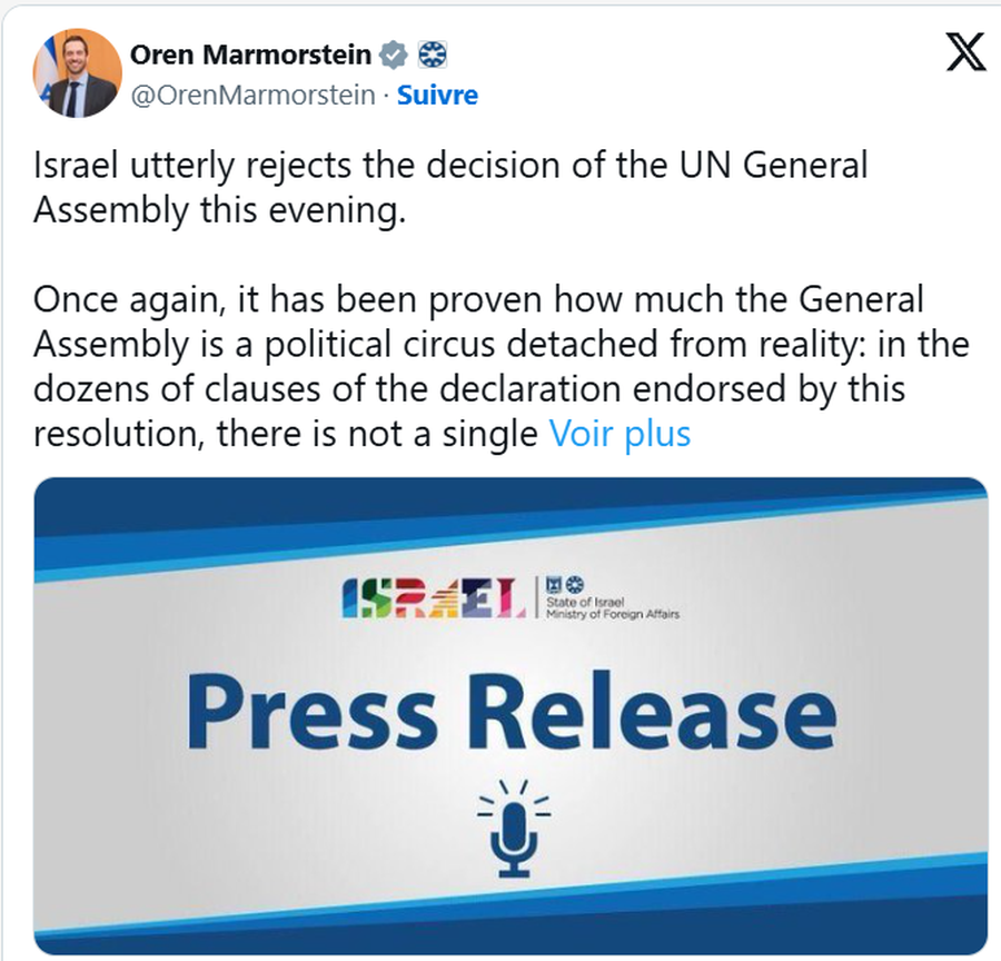 "Një shtet izraelit, një palestinez..." Izraeli e quan