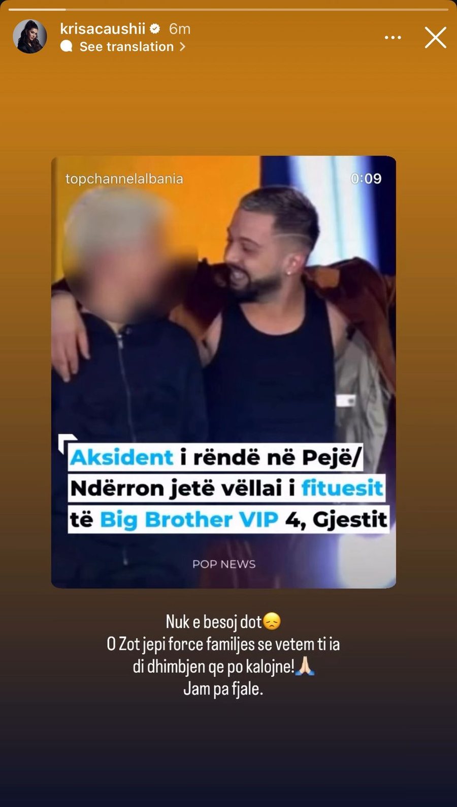 Ndarja nga jeta e vëllait të Gjestit, ish-banorët e Big Brother