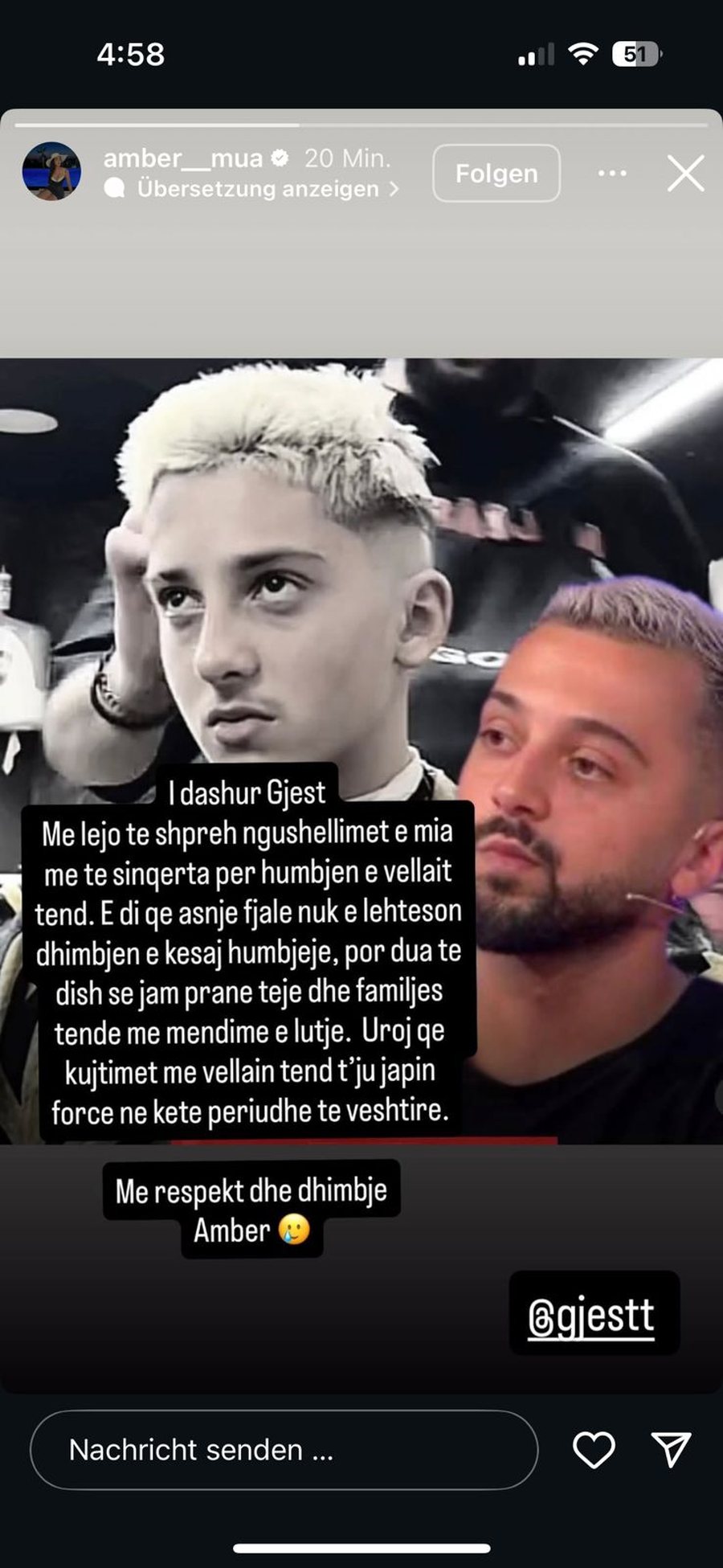 Ndarja nga jeta e vëllait të Gjestit, ish-banorët e Big Brother