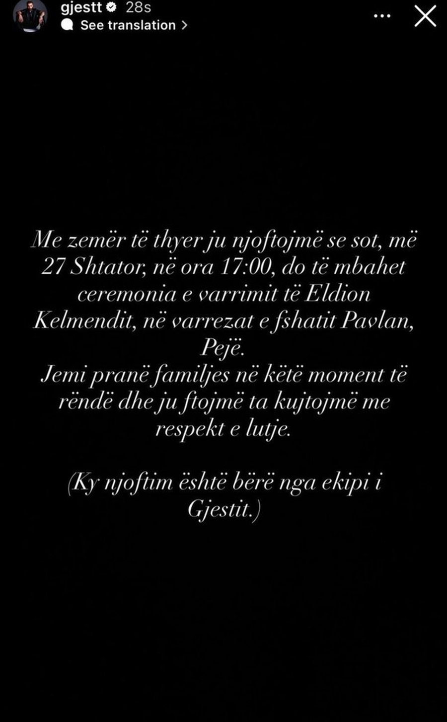 Vëllai i vd*q në aksidentin tragjik, reagon për herë të