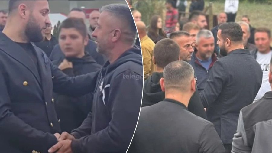 Me lot në sy... Luiz Ejlli ngushëllon familjen e Gjestit gjatë