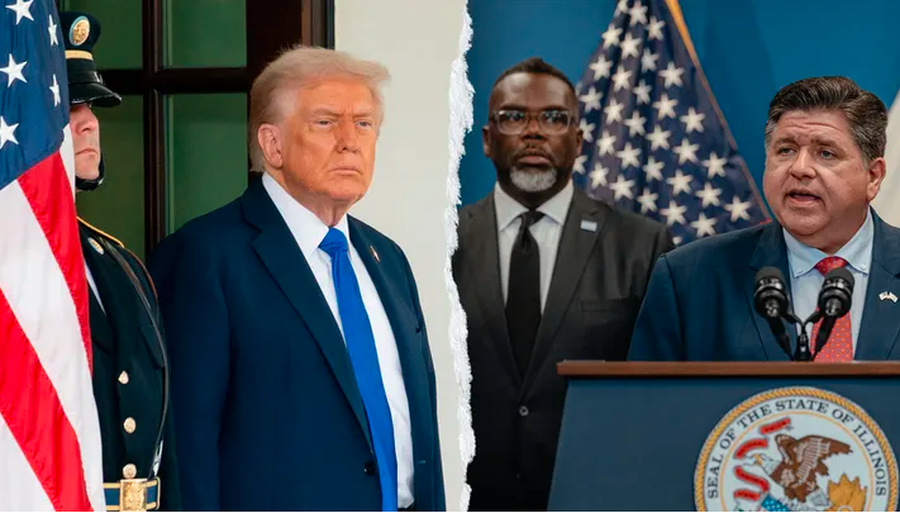 Urdhri i pazakontë i Trump: Kryebashkiaku i Çikagos dhe guvernatori