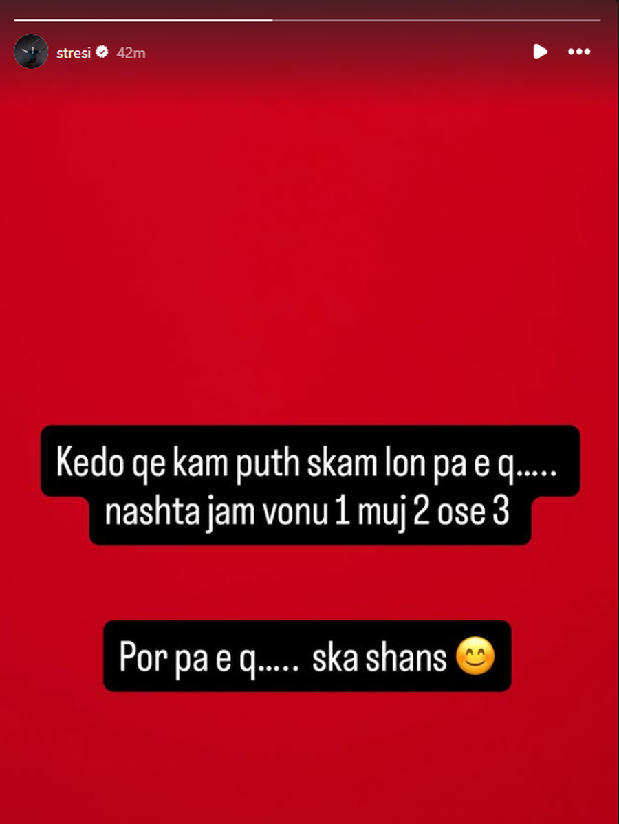 Stresi reagon pas deklaratave të Jozit: Këdo që kam puthur,