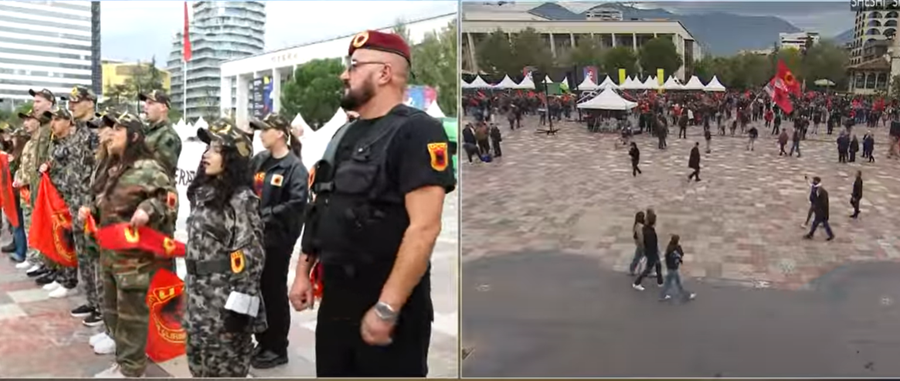 Çdo gjë gati, sheshi "Skënderbej" i mbushur me flamuj