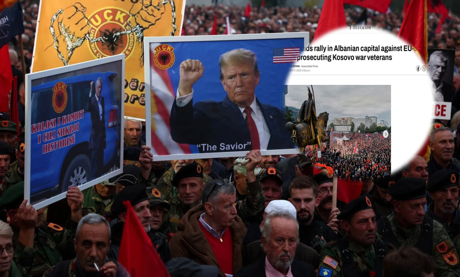 Protesta pro UÇK në Tiranë jehonë në mediat e huaja: