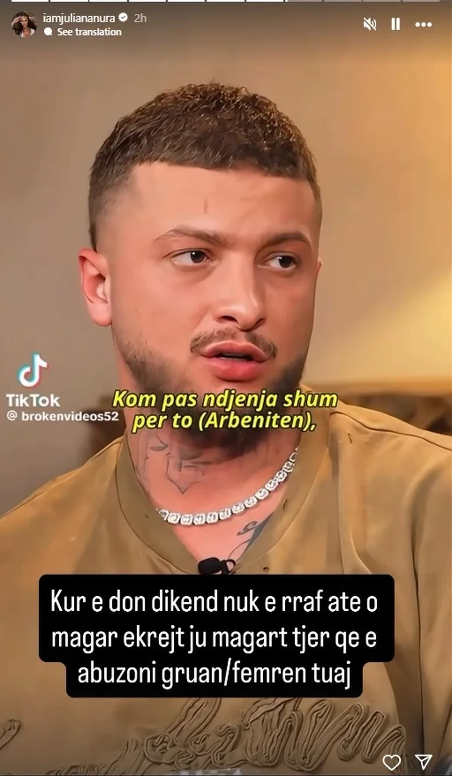 ''E kam dashur shumë'', ish-banorja e BBVIP reagon ndaj
