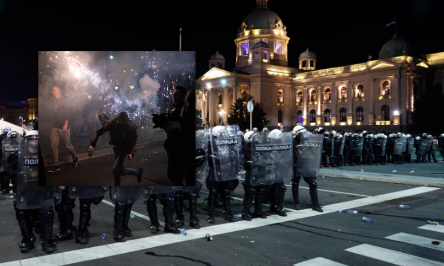 Protestuesit në Serbi rrethojnë parlamentin, kërkojnë