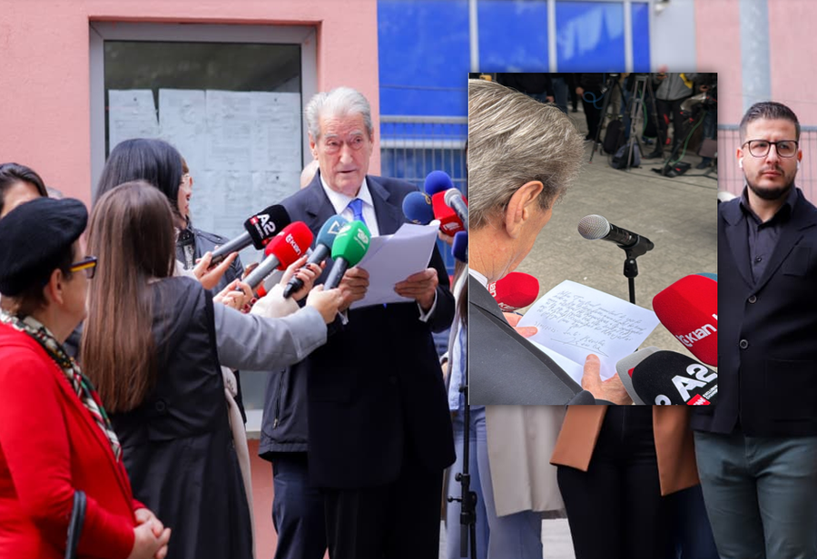 FOTO/ "Amnistues i krimit monstruoz", Berisha lexon shënimin me