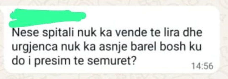 Urgjenca e Spitalit 'Nënë Tereza' në kolaps, gazetari