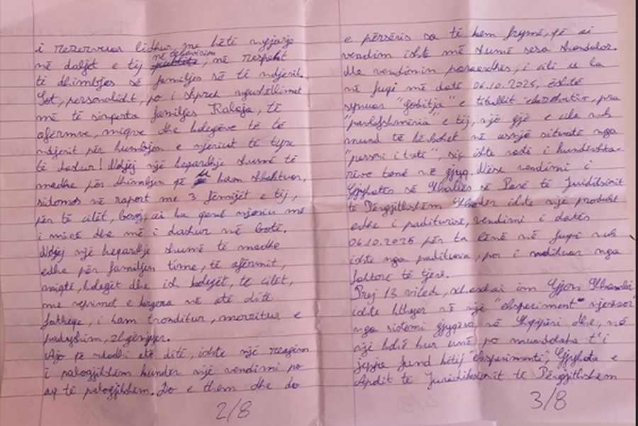 Vr*u gjyqtarin, Elvis Shkambi letër nga burgu: Do e përsëris sa