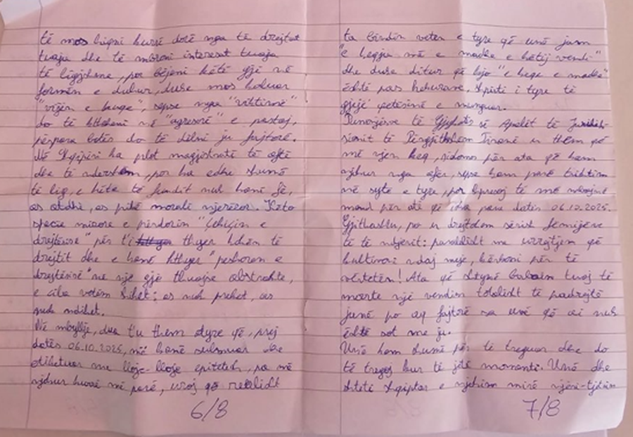 Vr*u gjyqtarin, Elvis Shkambi letër nga burgu: Do e përsëris sa