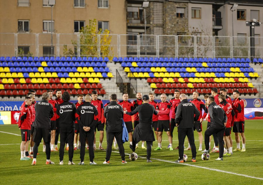 Andorra-Shqipëri/ Kombëtarja mbyll stërvitjen, gjithçka