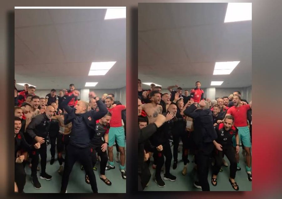 Fitorja me Andorrën/ Sylvinho ndan pamjet nga festa në dhomat e