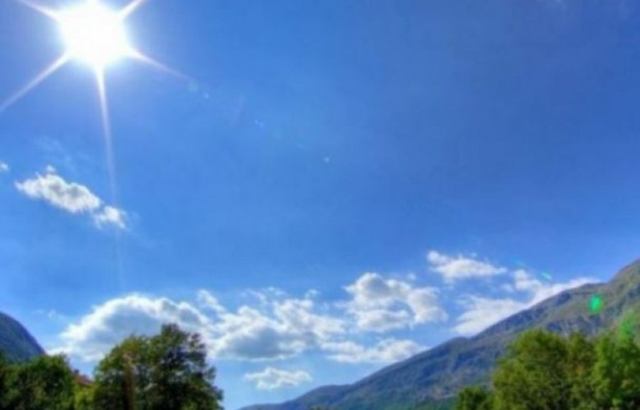 Kthjellime dhe vranësira në të gjithë territorin, si