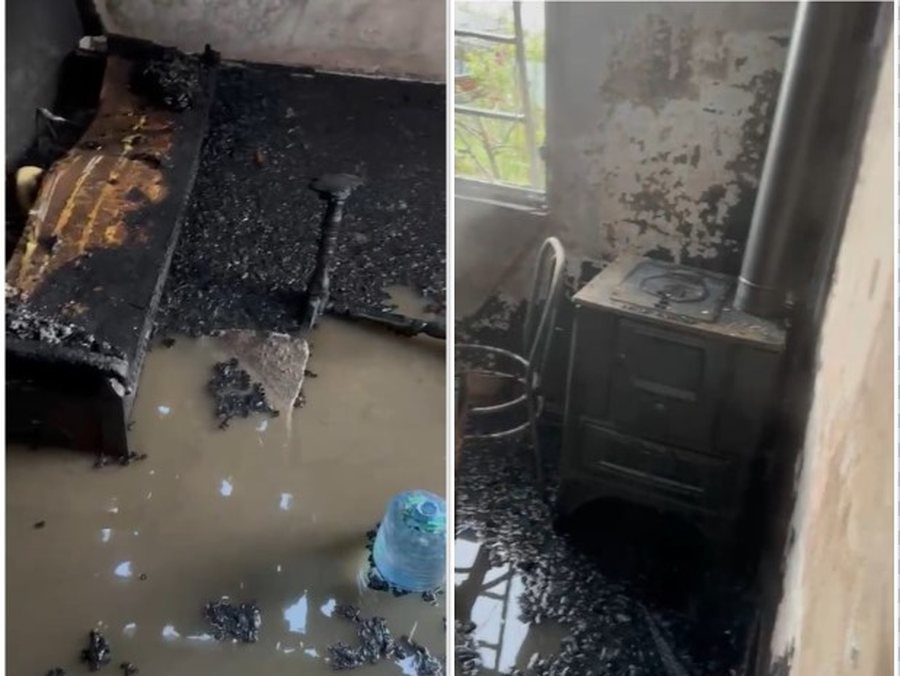 Bombola e gazit dogji shtëpinë, zjarrfikësit shpëtojnë