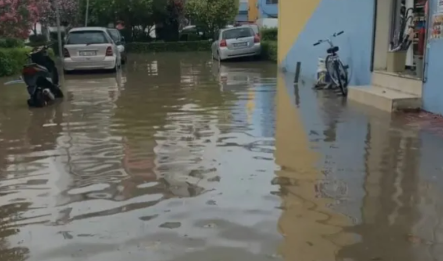 Reshjet e dendura të shiut në Lezhë, përmbytje në disa