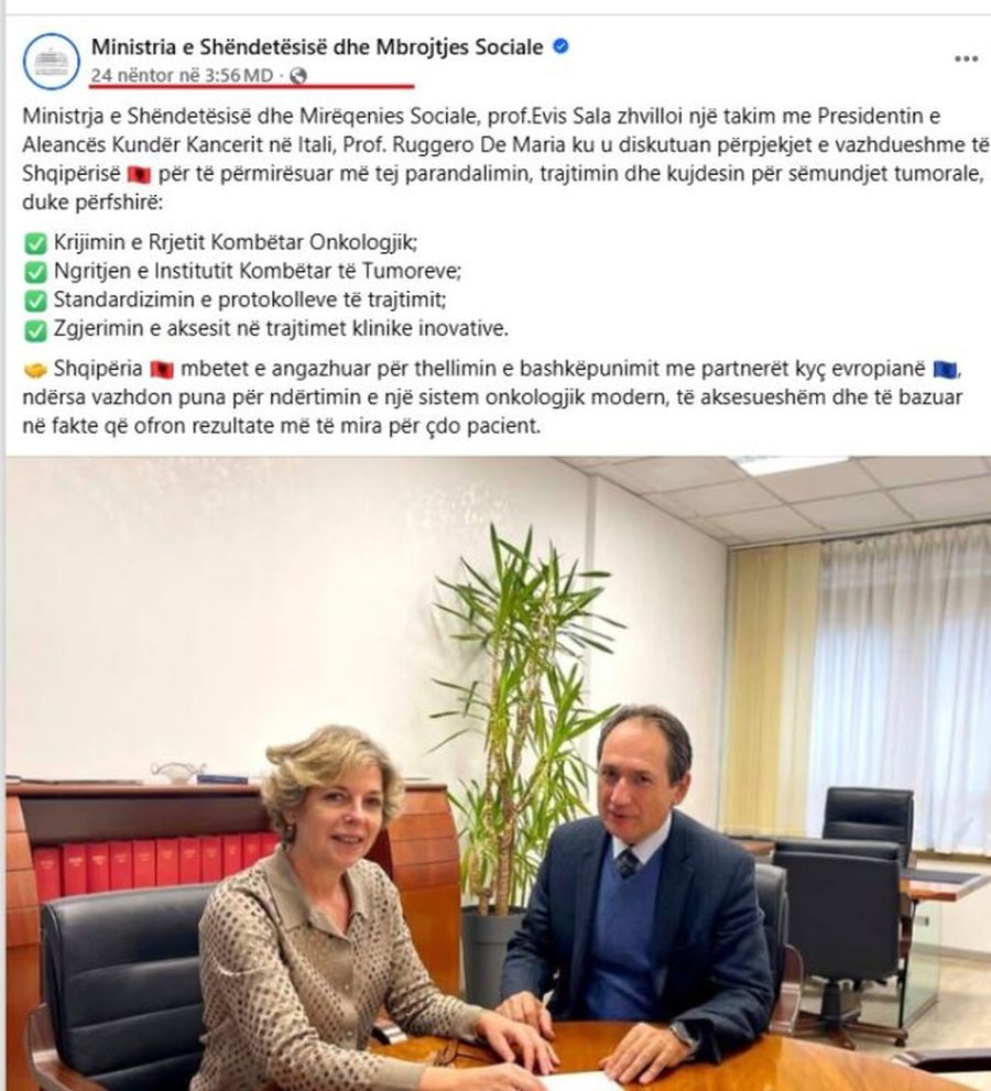 Gënjeshtër publike/ Bisedën me një ish-koleg italian,