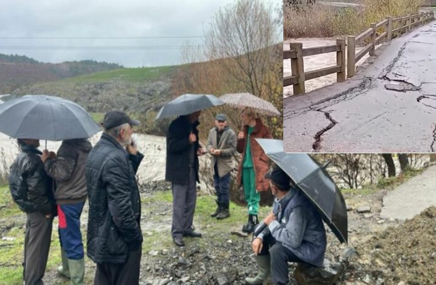 Ura u dëmtua rëndë pas reshjeve të shiut dhe izoloi 10