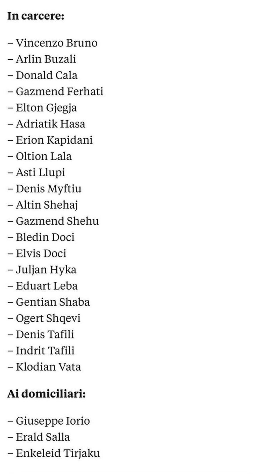 Trafikonin kokainë në Itali, dalin emrat e shqiptarëve të