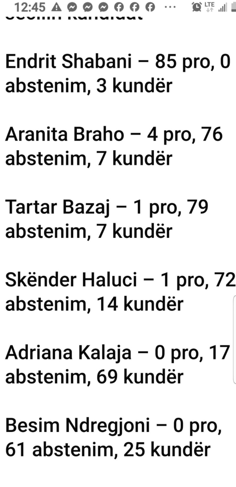 S’mori asnjë votë për të qenë Avokate e Popullit,