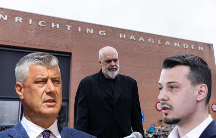 Djali i Hashim Tha&ccedil;it falenderon Ram&euml;n pasi i vizitoi t&euml; atin