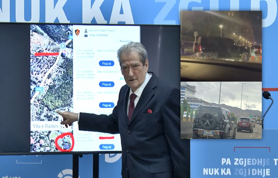 "Ergys Agasi l&euml;vizte me eskort&euml;n e Ram&euml;s" Berisha