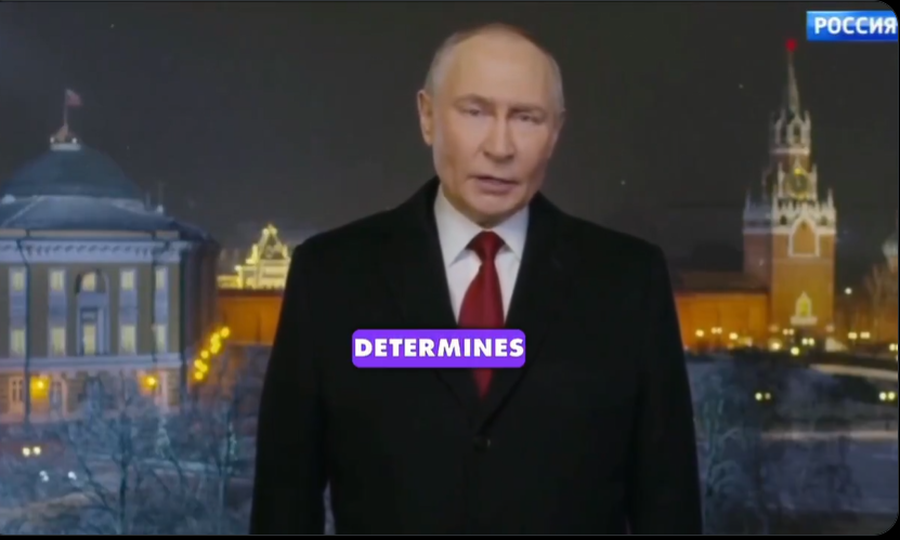 Urimi i Putinit p&euml;r Vitin e Ri: Rusia do t'i arrij&euml; t&euml;