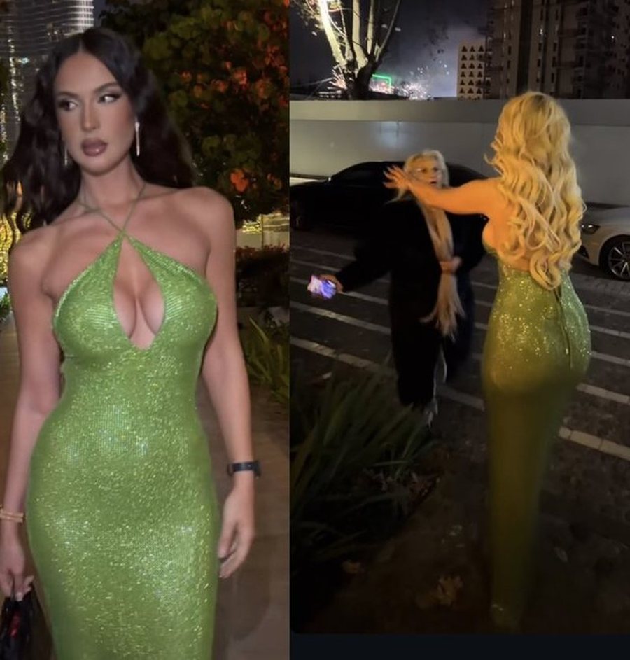 Vajzat e showbiz-it b&euml;jn&euml; &ldquo;xing&rdquo; me fustanin provokues