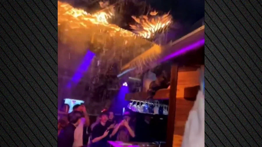 Video e re nga tragjedia n&euml; Crans Montana: Teksa zjarri po p&euml;rhapej,