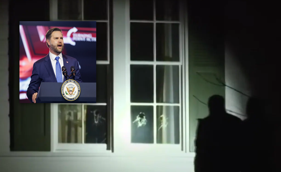 Incidente p&euml;r J.D. Vance, thyhen dritaret e sht&euml;pis&euml; s&euml; tij!